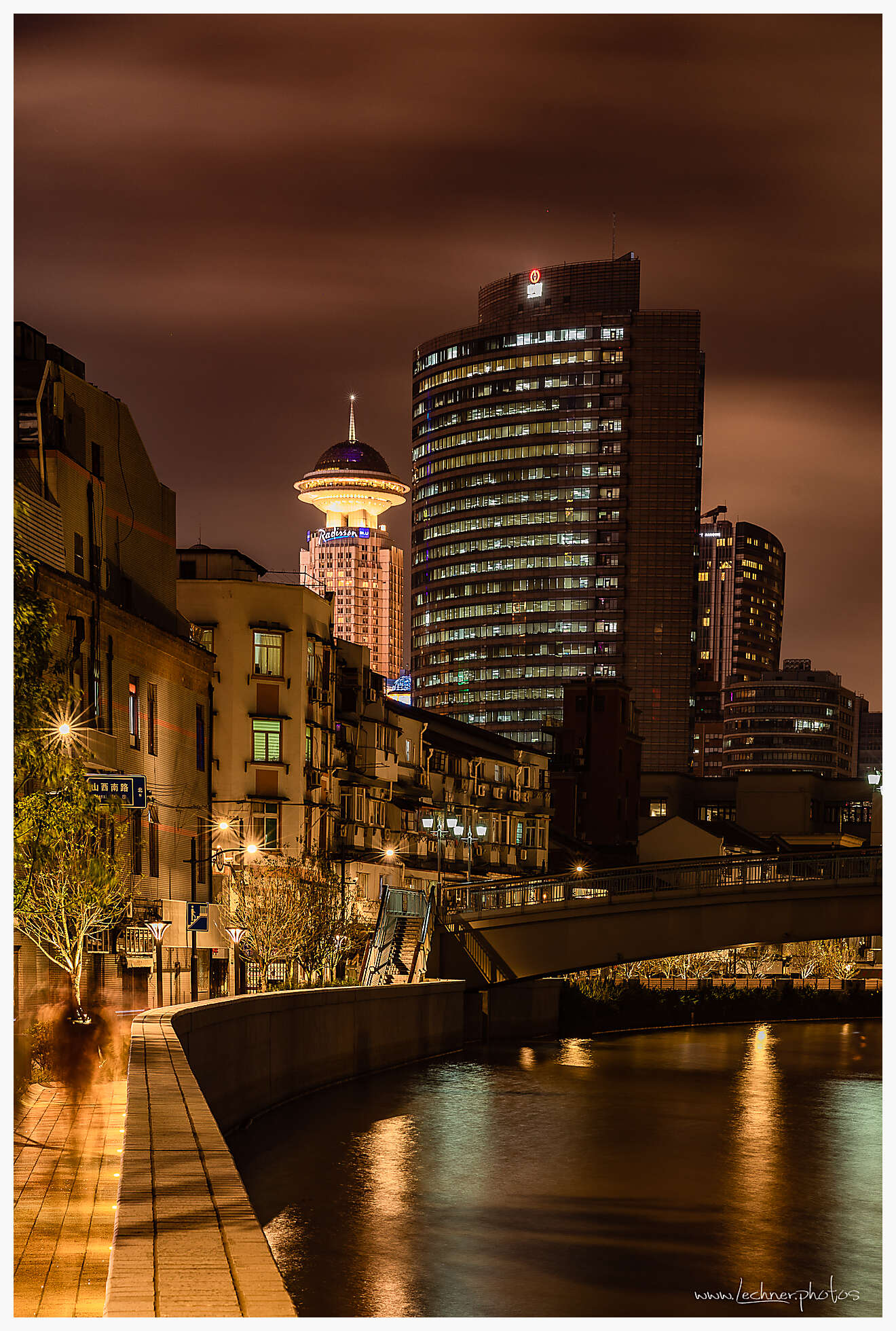 Radisson Blu at night