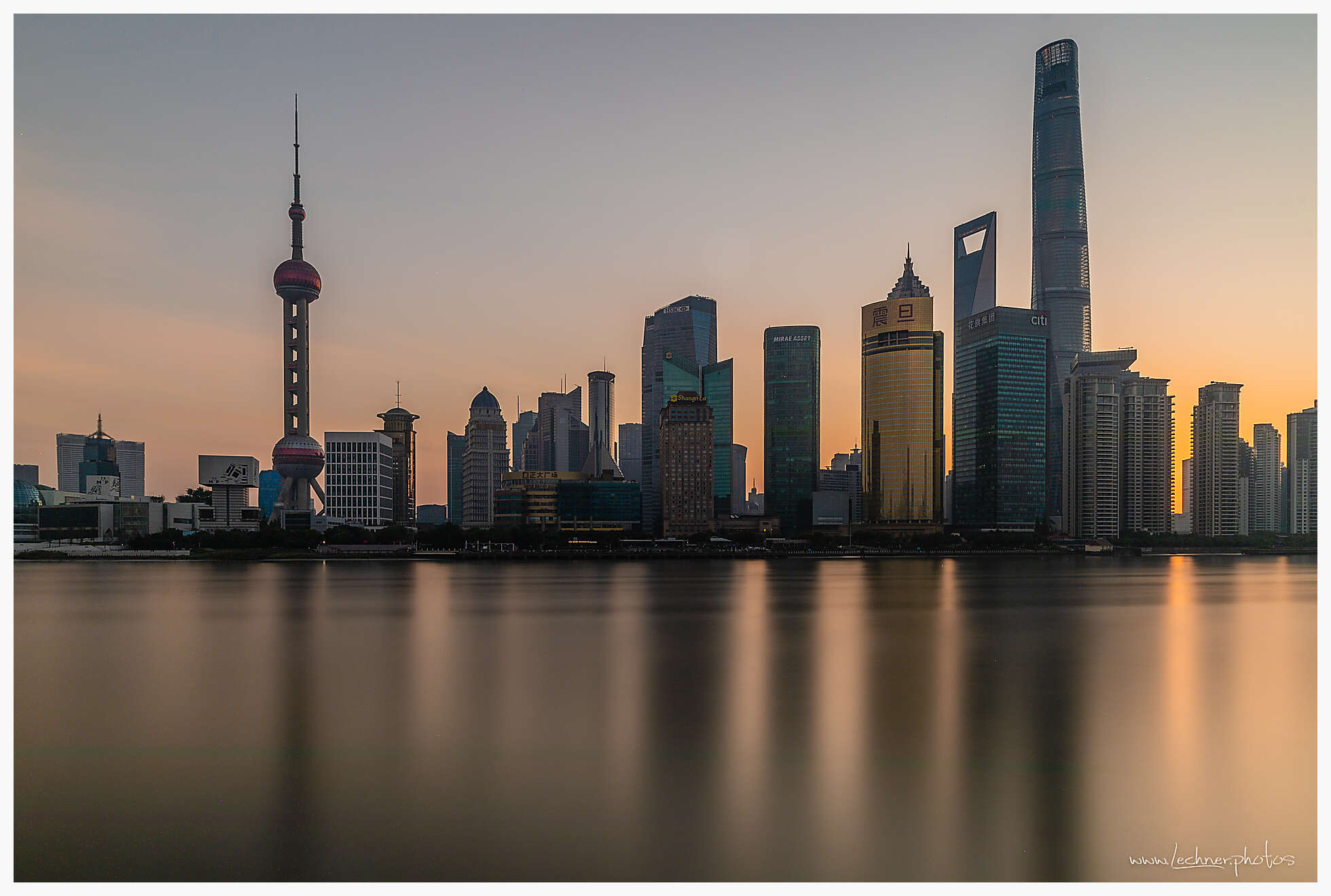 Shanghai skyline - after the sunrise