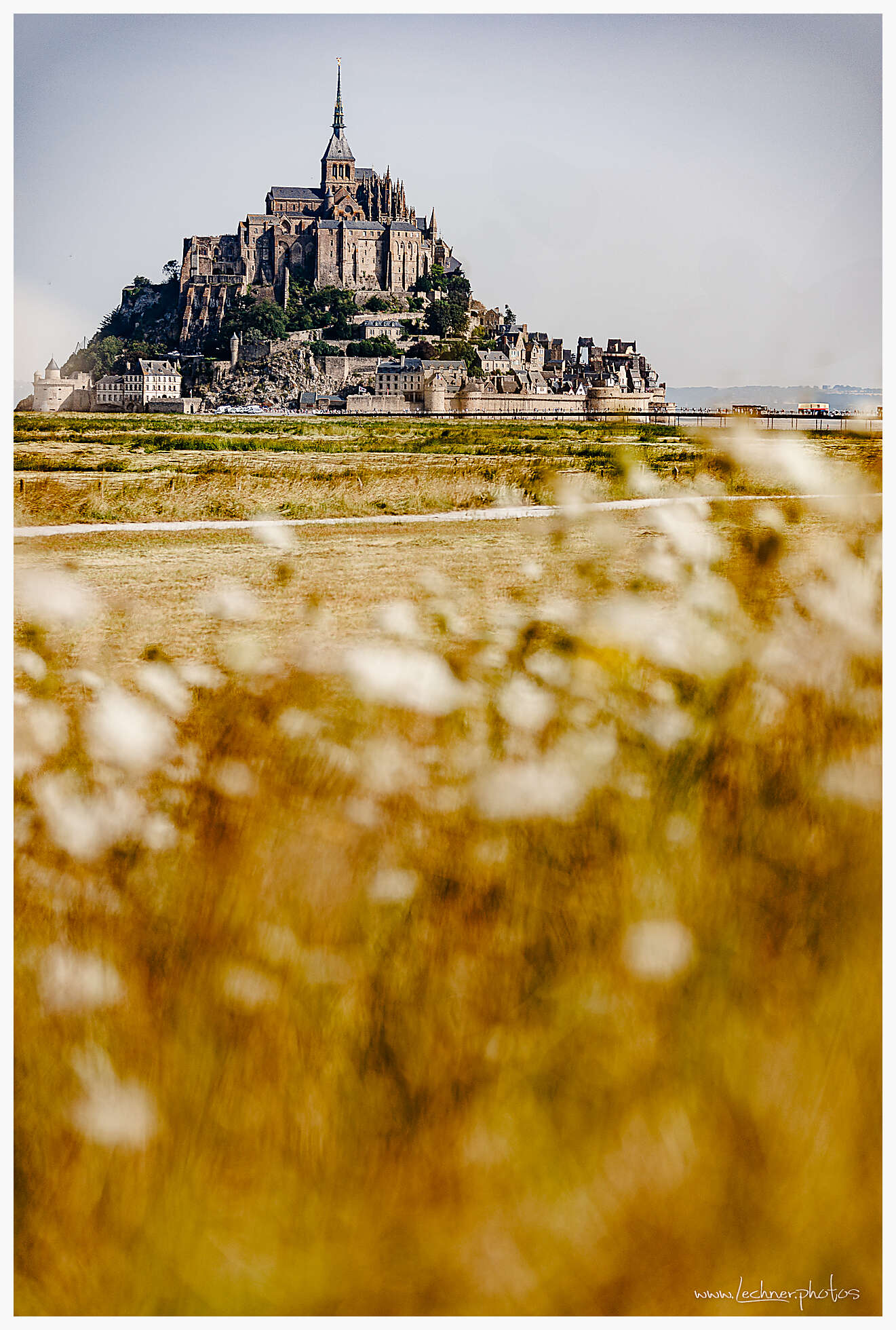Brigt day at Mont Saint Michel